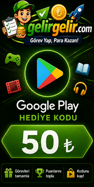 Play Store 50 TL Kod